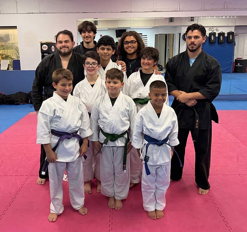 Family Kick Martial Arts students and instructors