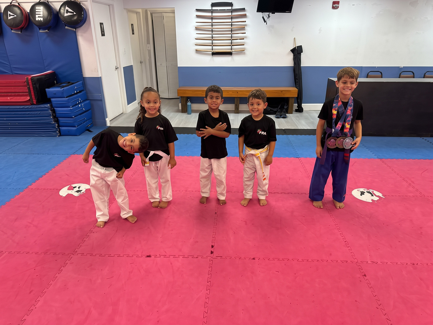Little Dragons karate class at Family Kick Martial Arts
